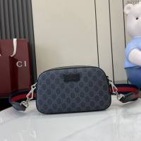 Gucci專櫃古馳最新款單肩斜挎男包 jh2722型號:  574886