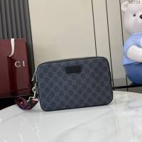 Gucci專櫃古馳最新款單肩斜挎男包 jh2723型號：495562