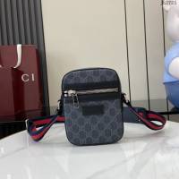 Gucci專櫃古馳最新款單肩斜挎男包 jh2725型號:  598103