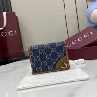 Gucci專櫃古馳最新款短夾錢包翻蓋短錢夾 jh2770型號：820692
