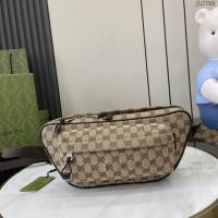 Gucci專櫃古馳最新款2025早春男士包袋系列腰包挎包 jh2798型號：802096