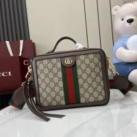 Gucci專櫃古馳最經典款男士手提斜挎包 jh2807型號:  550622