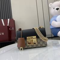 Gucci專櫃古馳最經典款肩背斜挎鏈條小號女包 jh2812型號：409487