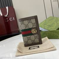 Gucci專櫃古馳最新款Ophidia系列短夾錢包 jh2831型號：734943