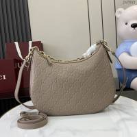 Gucci專櫃古馳最新款Emblem系列中號肩背包斜挎女包 jh2853型號：820453