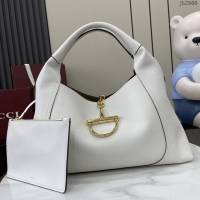 Gucci專櫃古馳最新款Softbit系列肩背包超大半馬銜扣休閒女包 jh2860型號：837466