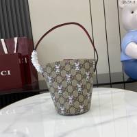 Gucci專櫃古馳2025早春兒童系列最新款動物印花手提托特包 jh2919型號：752356