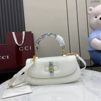 Gucci專櫃古馳最新款Bamboo Diva手提包肩背女包小號手提包 jh2926型號：827750