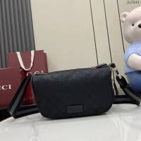 Gucci專櫃古馳最新款男士郵差包單肩斜挎包 jh2944型號:  449182