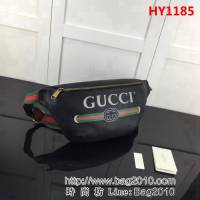 GUCCI古馳原單 新款專櫃品質原單貨實物實拍493869 克色腰包 HY1185