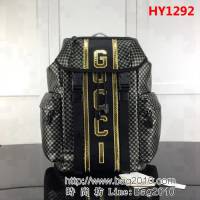 GUCCI古馳原單 新款專櫃品質高仿原單貨實物實拍 536413克皮雙肩背包 HY1292