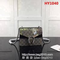 GUCCI古馳原單 新款爆款專櫃品質原版皮質花膠 克色421970單肩斜挎包 HY1040