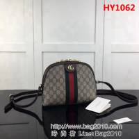 GUCCI古馳原單 新款專櫃品質原單貨實物實拍 499621啡pvc肩背包 HY1062