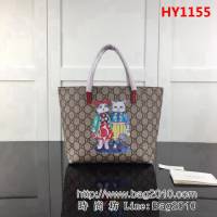 GUCCI古馳原單 新款專櫃品質原單貨實物實拍410812 情侶貓手提包 HY1155