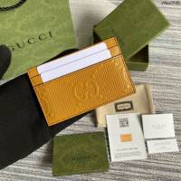 Gucci新款包包 古馳名片夾 Gucci牛皮卡包 625564  ydg3048