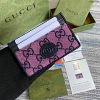 Gucci新款卡包 古馳GG Marmont系列名片夾 Gucci卡片夾 659601  ydg3291