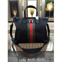 GUCCI 古馳男包 新款 368558 pvc配皮 Gucci男包 男士手提包 可肩背