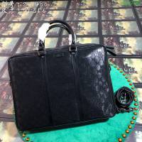 GUCCI 古馳男包 新款 201480 克水晶 男士手提包 Gucci公事包