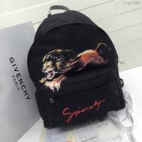 GlVENCHY紀梵希 雙肩包 頭層牛皮 原版亞銀五金 休閒背包 潮人必備款  tsg1085