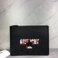 GlVENCHY紀梵希 2018最新 熱賣款式 專櫃品質 頂級進口牛皮 原版五金 拉鏈手包 091888  tsg1105