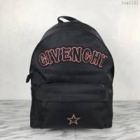 GlVENCHY紀梵希 2018年春款 爆款帆布背包 頭層牛皮 原版亞銀五金 休閒雙肩包 旅遊出行必備  tsg1131