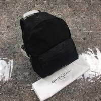 GlVENCHY紀梵希 2018年春款 爆款帆布背包 頭層牛皮 原版亞銀五金 休閒雙肩包 旅遊出行必備  tsg1133