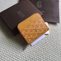 Goyard包 戈雅新款拉鏈短夾 Goyard卡包 Goyard拉鏈零錢包  glg1239