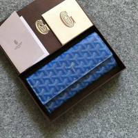 Goyard包 戈雅兩折長夾 Goyard翻蓋長錢包 Goyard女款長錢包  glg1334