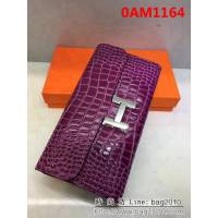 愛馬仕Hermès鱷魚紋 constance康斯坦錢包 凱莉手包 0AM1164