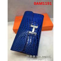 愛馬仕Hermès鱷魚紋 constance康斯坦錢包 凱莉手包 0AM1191