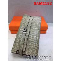 愛馬仕Hermès鱷魚紋 constance康斯坦錢包 凱莉手包 0AM1192