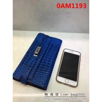 愛馬仕Hermès鱷魚紋 constance康斯坦錢包 凱莉手包 0AM1193