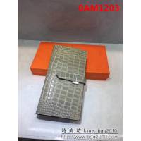 愛馬仕Hermès 鱷魚紋constance西服皮夾 0AM1203