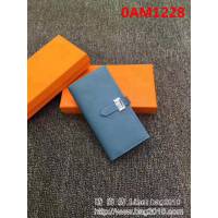 愛馬仕 Hermès荔枝紋 掌紋西裝皮夾 0AM1228