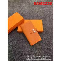 愛馬仕 Hermès荔枝紋 掌紋西裝皮夾 0AM1229