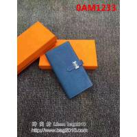 愛馬仕 Hermès荔枝紋 掌紋西裝皮夾 0AM1233