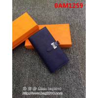 愛馬仕 Hermès荔枝紋 掌紋西裝皮夾 0AM1259