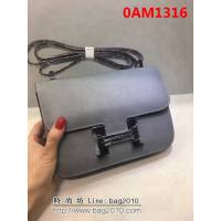 愛馬仕Hermes 手掌紋牛皮空姐包 單肩斜挎包 0AM1316