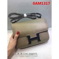 愛馬仕Hermes 手掌紋牛皮空姐包 單肩斜挎包 0AM1317