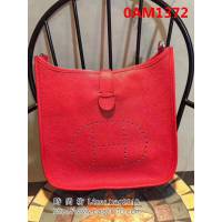 愛馬仕Hermes Evelyn伊芙琳 頭層牛皮單肩斜挎包 男女同款 0AM1372