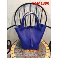 愛馬仕Hermes icotin lock菜籃子包 頭層牛皮手提包 0AM1390