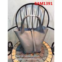 愛馬仕Hermes icotin lock菜籃子包 頭層牛皮手提包 0AM1391