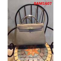 愛馬仕Hermes 牛皮手掌紋凱莉包 時尚手提包 0AM1607