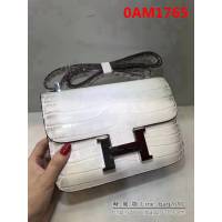 愛馬仕Hermes進口原版鱷魚紋牛皮 空姐包 可單肩斜跨 0AM1765