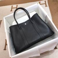 HERMES女包 花園包m Garden party 愛馬仕原版togo皮手提包  Ama1681
