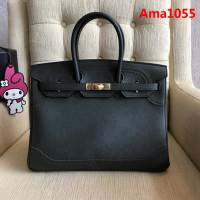 HERMES愛馬仕 Birkin鉑金包 頂級蕾絲拼接皮 時尚風格手提包  Ama1055