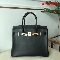 HERMES愛馬仕 鉑金包 Birkin 百分百老工匠 法國進口蠟線 純手工製作 時尚高端手提包  Ama1281