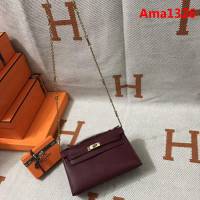 HERMES愛馬仕 凱莉包 mini kelly一代 酒紅epsom皮 夏天首選手包款 可手提肩背  Ama1326