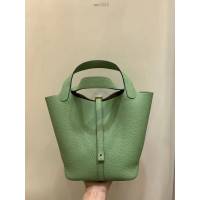 Hermes女包 愛馬仕Picotin 22cm 進口TC皮 純手工縫製  am1852