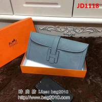 HERMES愛馬仕 四季百搭實用款 原版Epsom皮 Jige 女士手抓包 JD1118